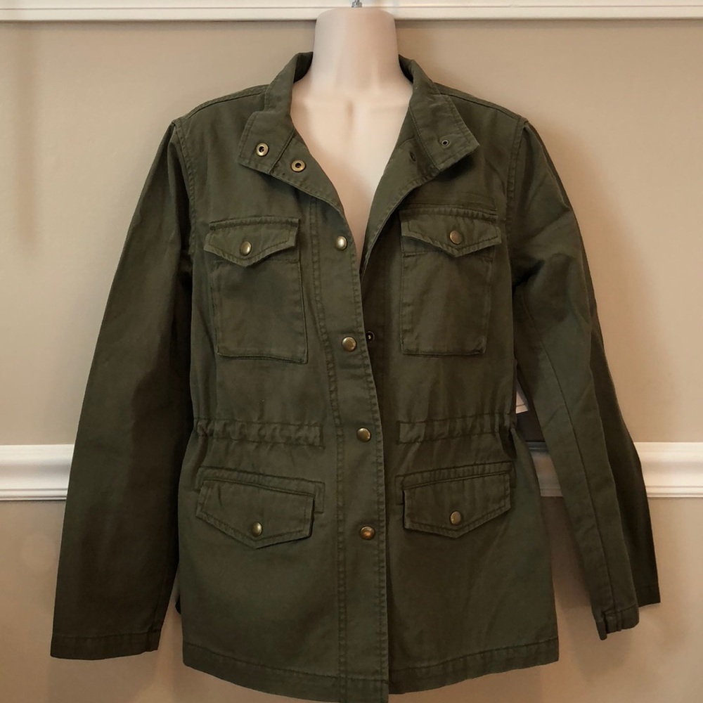Military shirt jacket